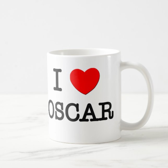 Mug J'aime l'oscar (Droite)