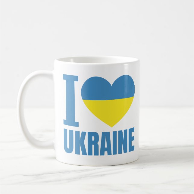 Mug J'aime l'Ukraine (Gauche)