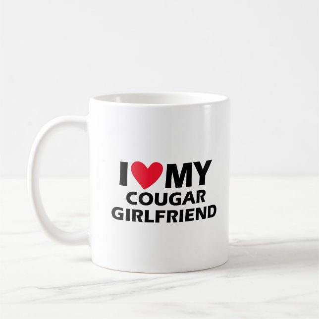 Mug J'aime ma copine cougar (Gauche)
