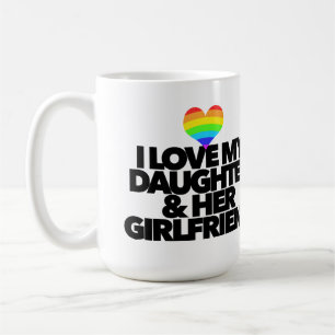 Mug J'aime ma fille & sa petite amie fière LGBTQ