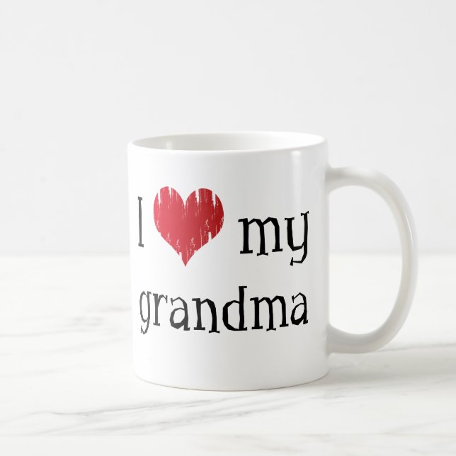 Mug J'aime ma grand-maman (Droite)