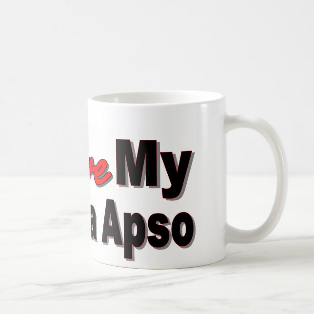 Mug J'aime ma Lhasa Apso (Droite)