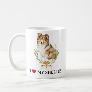 Mug J'Aime Ma Maison   Shetland Sheepdog