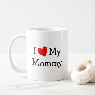 Mug J'aime ma maman cœur rouge photo