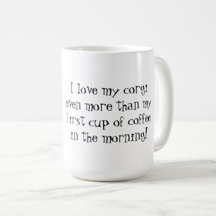 Mug J'aime ma muqueuse de corgi