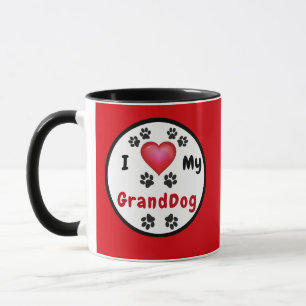 Mug J'aime ma musique grand-chien, change de couleur e