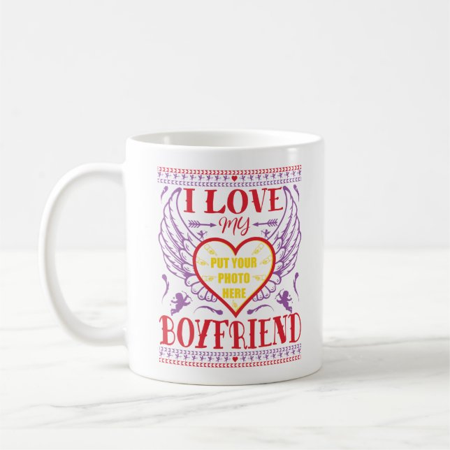 MUG J'AIME MA PETITE AMIE PERSONNALISER PHOTO PERSONNA (Gauche)