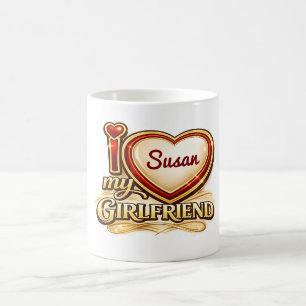 Mug J'aime ma petite amie sur mesure