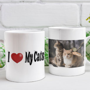 Mug J'aime mes chats Photo