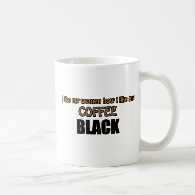 Mug J'AIME MES FEMMES COMMENT J'AIME MON NOIR de CAFÉ (Droite)