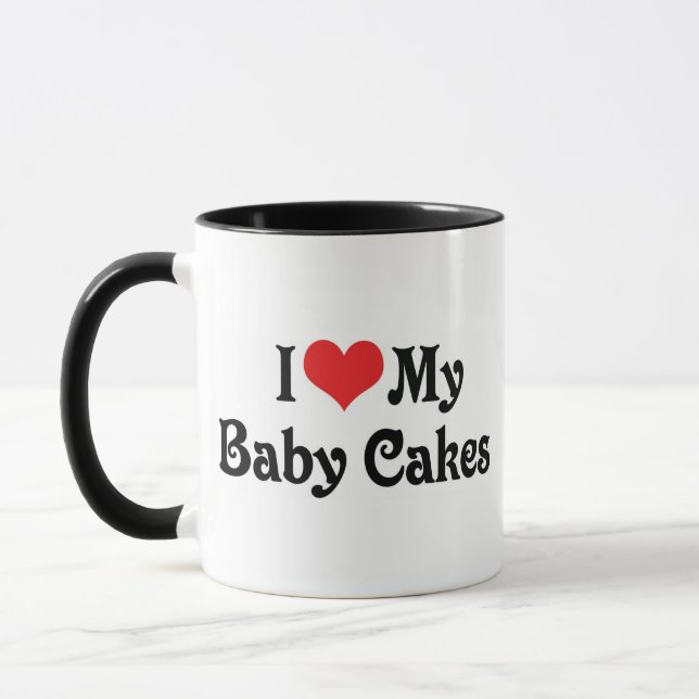 Mug J'aime mes gâteaux de bébé (Gauche)
