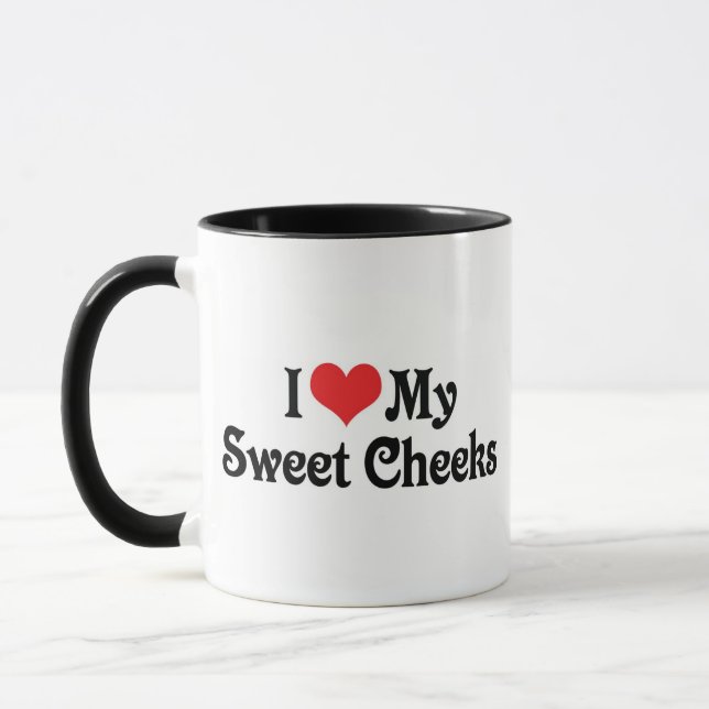 Mug J'Aime Mes Joues Douces (Gauche)
