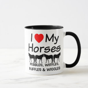 Mug J'aime mes quatre chevaux