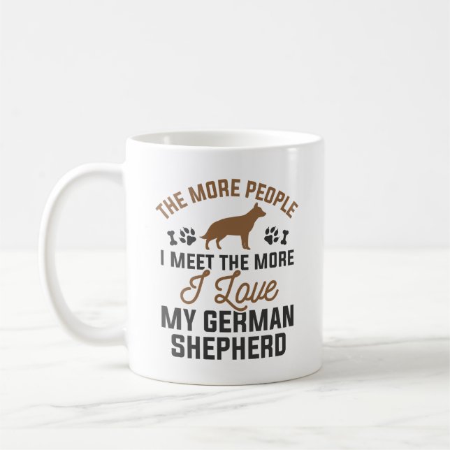 Mug J'Aime Mon Berger Allemand (Gauche)