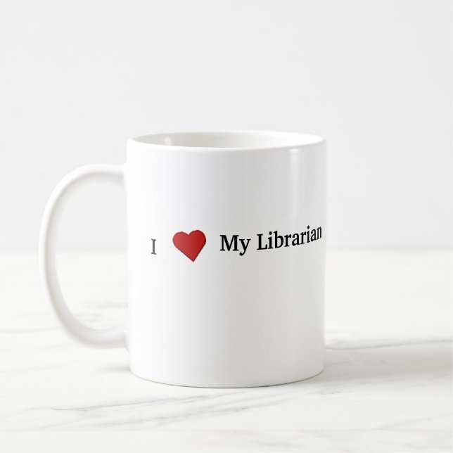 Mug J'aime mon bibliothécaire (Gauche)