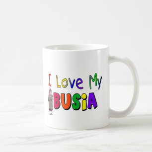 Mug J'aime mon Busia (la grand-mère polonaise)