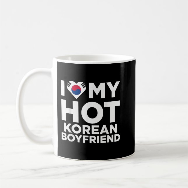 Mug J'Aime Mon Chaud Coréen Boyami Mignonne Corée Du S (Gauche)