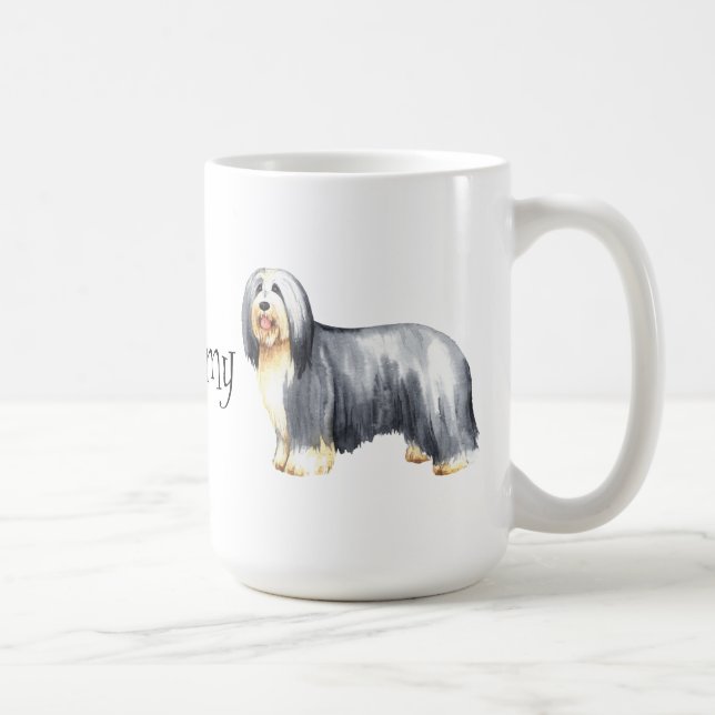Mug J'aime mon collie barrée (Droite)