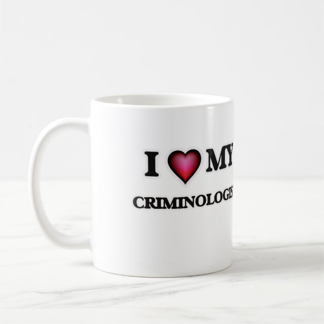 Mug J'aime mon criminaliste (Gauche)