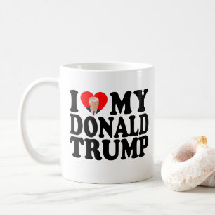 Mug J'aime mon Donald Trump 47e Président