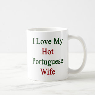Mug J'aime mon épouse portugaise chaude