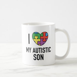 Mug J'Aime Mon Fils Autiste