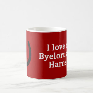 Mug J'Aime Mon Harnais Biélorusse Cheval