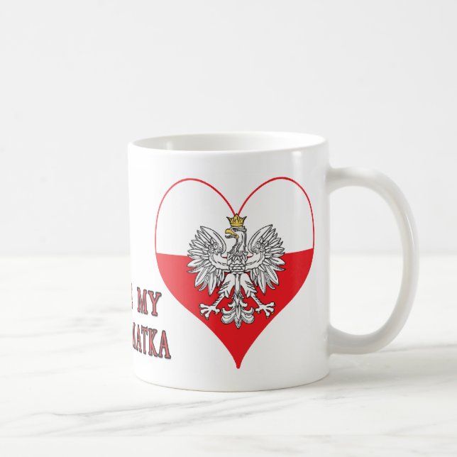 Mug J'Aime Mon Matka Polonais (Droite)