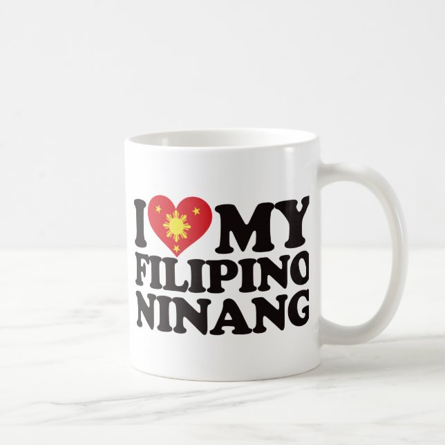 Mug J'aime mon Ninang philippin (Droite)