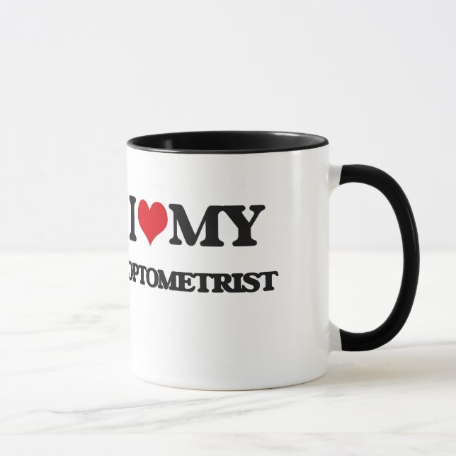 Mug J'aime mon optométriste (Droite)