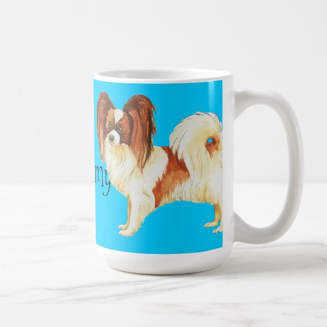 Mug J'aime mon papillon (Droite)