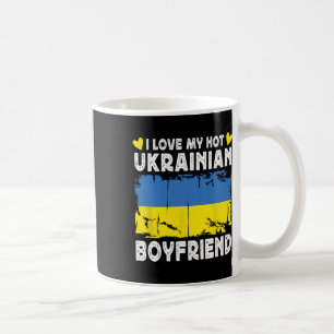 Mug J'aime mon petit ami ukrainien chaud couple Ukrain