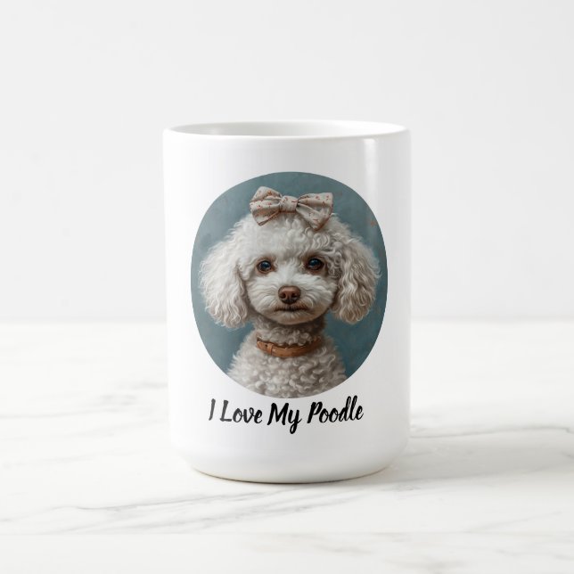 Mug J'Aime Mon Poodle (Centre)