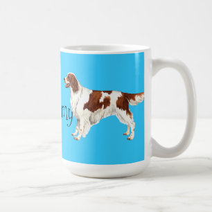 Mug J'aime mon Setter rouge et blanc irlandais