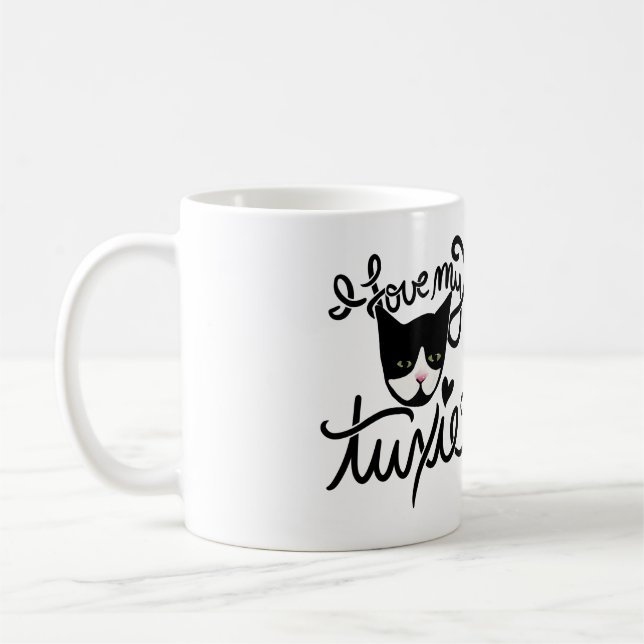 Mug J'aime mon tuxie (Gauche)