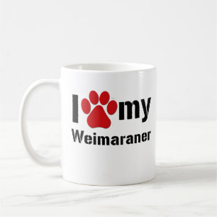 Mug J'aime mon Weimaraner
