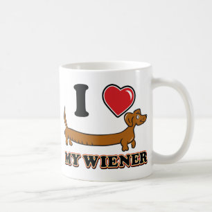 Mug J'aime mon Weiner - teckel