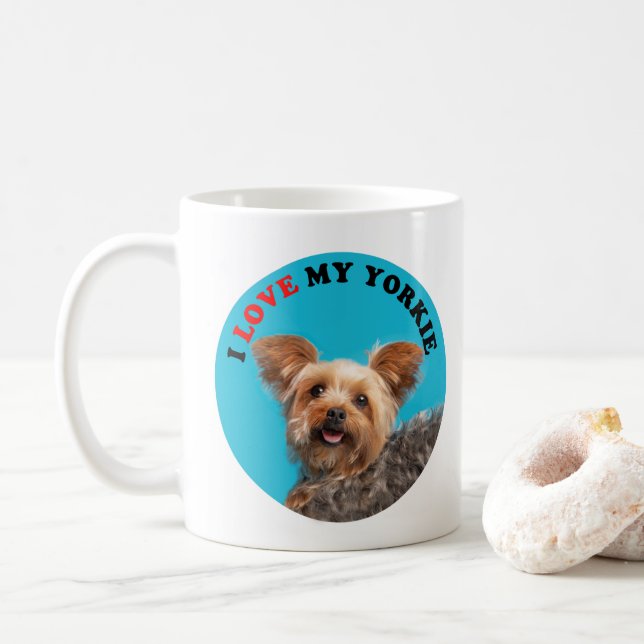 Mug J'Aime Mon Yorkie (Avec donut)