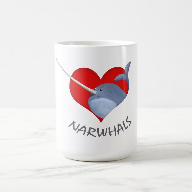 Mug J'aime Narwhals (Centre)