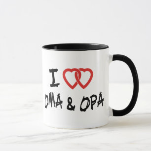 Mug J'aime Oma et Opa