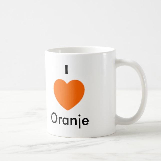 Mug J'aime Oranje (Droite)
