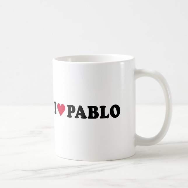 MUG J'AIME PABLO (Droite)