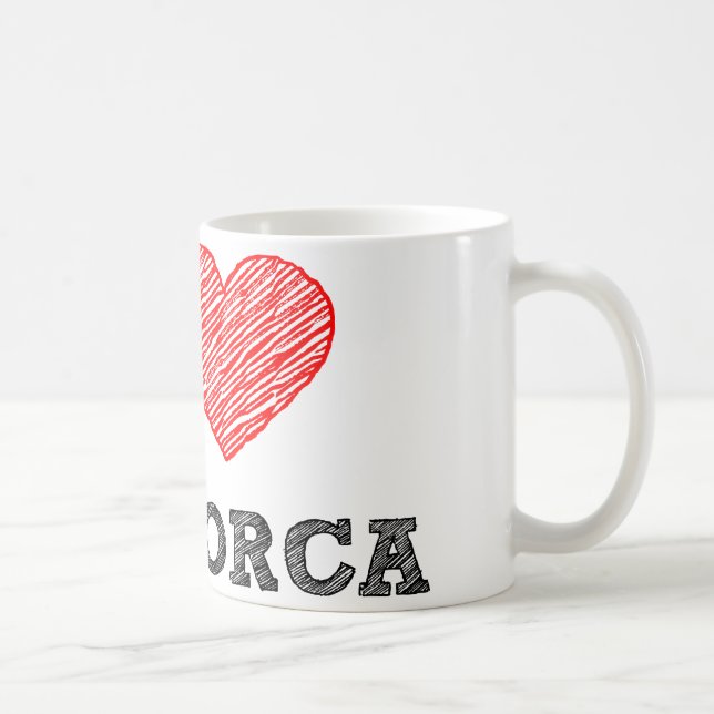 Mug J'aime Palma de Majorque (Droite)