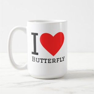 Mug J'aime papillon