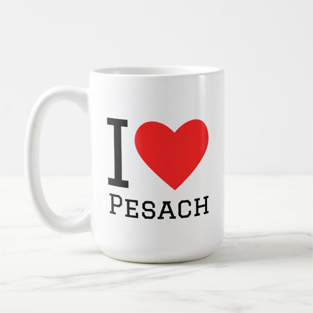 Mug J'aime Pesach (Gauche)