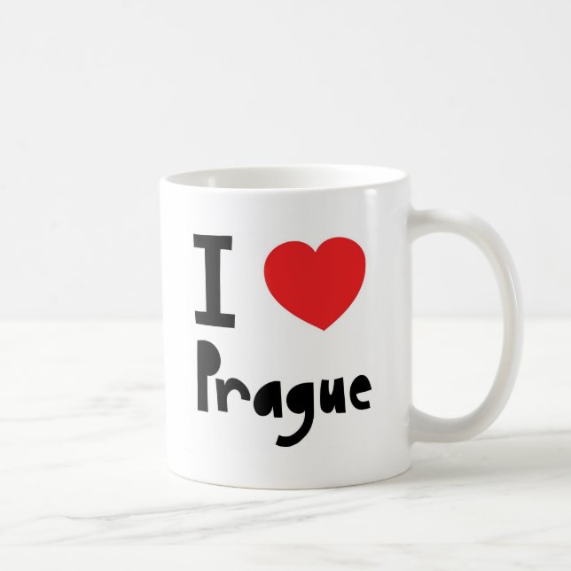 Mug J'aime Prague (Droite)