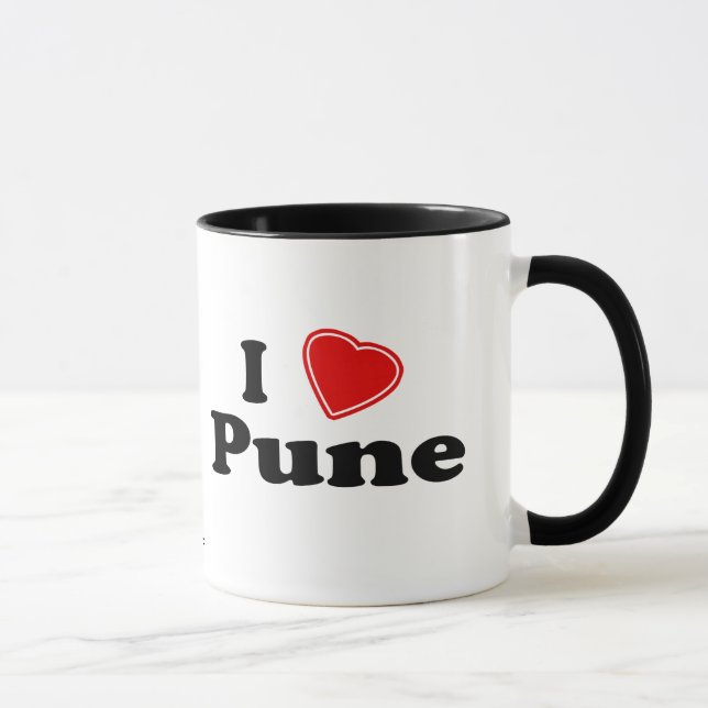 Mug J'aime Pune (Droite)