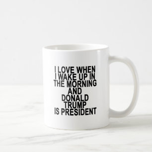 MUG J'AIME QUAND JE ME RÉVEILLE LE MATIN ET LE DONALD