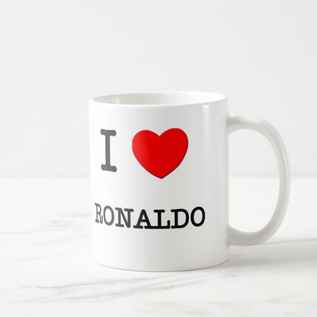 Mug J'aime Ronaldo (Droite)