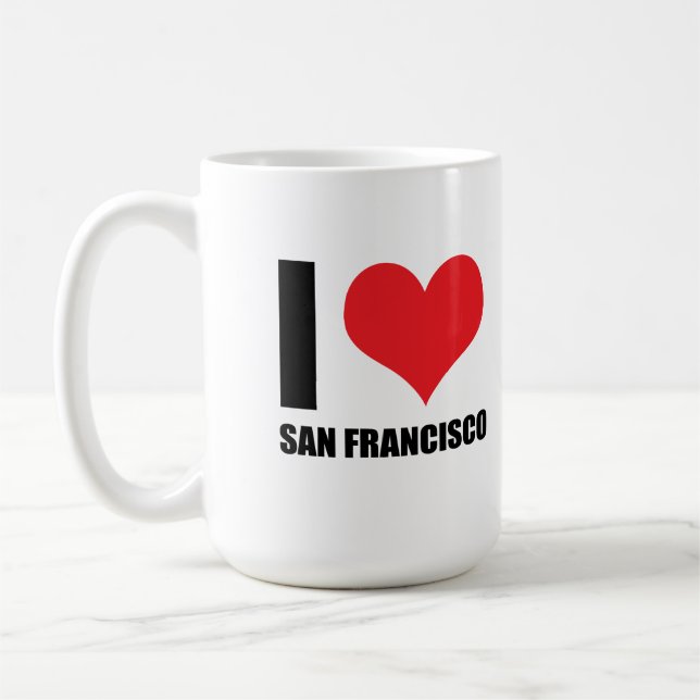 Mug J'aime San Francisco (Gauche)